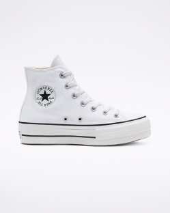 Converse Chuck Taylor All Star Canvas Női Platform Fekete/Fehér | IMLUOZC-HU